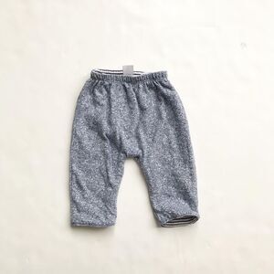 Babygap stripe/blue reversible casual pants EUC 0-3 months
